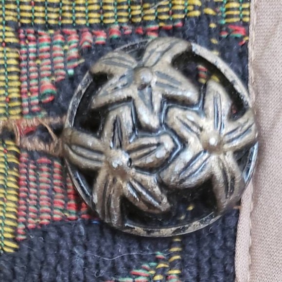 Women's Vintage Needlepoint Jacket | Botanical | L - Picture 3 of 8